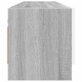 vidaXL Šatník sivý dub sonoma 100x32,5x35 cm spracované drevo