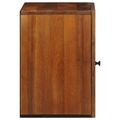 vidaXL Zavesený kabinet do kúpeľne s úložiskom Orech 38 x 33 x 48 cm