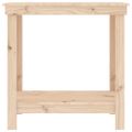 vidaXL Pracovná lavica 80x50x80 cm masívna borovica