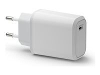 Sieťový adaptér - 30 Watt - 3 A - PD/PPS (USB-C) - biela - Európa