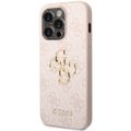 Puzdro Guess pre iPhone 15 Pro 6,1" GUHCP15L4GMGPI ružová HC PU koža 4G Metal Logo