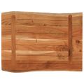vidaXL Stolová doska 80x60x3,8cm obdĺžnik masívna akácia živá hrana