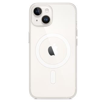 iPhone 14 + Priehľadné puzdro s MagSafe