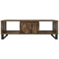 vidaXL Konferenčný stolík dymový dub 104x60x35 cm kompozitné drevo