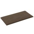 vidaXL Nástenné panely 12 ks hnedé 30x15 cm látkové 0,54 m²