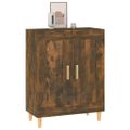 vidaXL Komoda dymový dub 69,5x34x90 cm spracované drevo