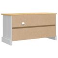 vidaXL TV skrinka CORONA 100 x 40 x 52 cm Biela