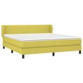 vidaXL Boxspring posteľ s matracom zelená 160x200 cm látka