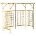 vidaXL Záhradná pergola pre tri koše impregnovaná borovica