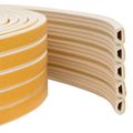 vidaXL Samolepiaca tesniaca páska na okno Biela 10 x 6 mm 50 m