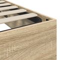vidaXL Otomanový posteľný rám s úložiskom Sonoma dub 203 x 100 x 25 cm