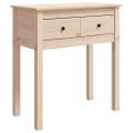 vidaXL Konzolový stolík 70x35x75 cm masívne borovicové drevo