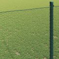 vidaXL Hexagonálny plot 1,6 x 10 m PVC Zelená