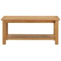 vidaXL Konferenčný stolík 90x45x40 cm masívne dubové drevo