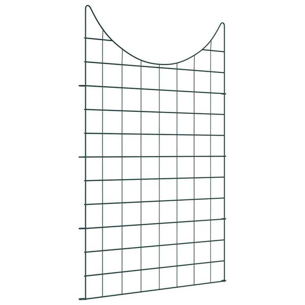 vidaXL Sada plotu pre rybník 8 pcs Zelená 50 x 80 cm Oceľ