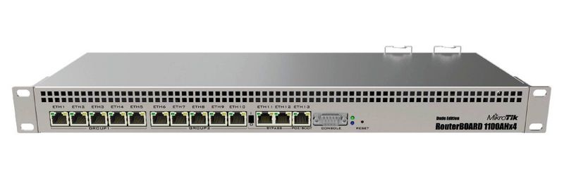 Mikrotik RouterBOARD RB1100x4, RB1100AHx4, 1GB RAM, 4x 1.4 GHz, RouterOS L6