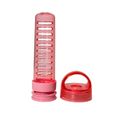 Športová fľaša Infuser All-Pink 700 ml - GymBeam