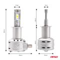 LED žiarovky hlavného svietenia X2 Series H3 AMiO
