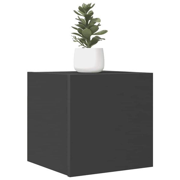 vidaXL Nástenné TV skrinky 4 ks sivé 30,5x30x30 cm