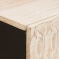 vidaXL Servírovacia skriňa Biele umývanie dokončenie 80 x 33 x 75 cm