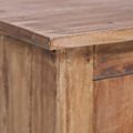 vidaXL Nočný stolík 43x31x80 cm zmes recyklovaného dreva