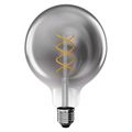 LED žárovka DECO SMOKED G125 / E27 / 4,5 W (19 W) / 180 lm / flame