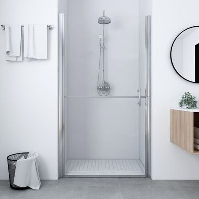 vidaXL Sprchové dvere tvrdené sklo 81x195 cm