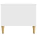 vidaXL Konferenčný stolík Biela 90 x 50 x 40 cm Kompozitné drevo