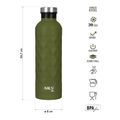 Termofľaša NILS Camp NC3805 zelená 750 ml