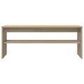 vidaXL TV skrinka 100 x 30 x 40 cm Sonoma dub Kompozitné drevo
