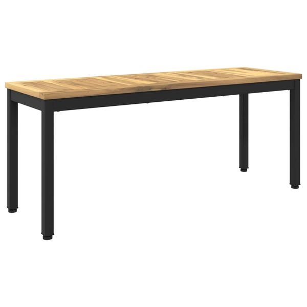 vidaXL Záhradná lavička 108,5 x 35 x 45 cm Pevné akáciové drevo