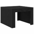 vidaXL Konferenčný stolík Čierny dub 50 x 50 x 35 cm Kompozitné drevo