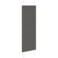 vidaXL plisovaná roleta čierna 45x150 cm Šírka látky 44,4 cm