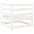 vidaXL 9-dielna záhradná súprava pohoviek biela masívna borovica