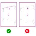 vidaXL Stolová doska tmavohnedá 180x40x(2-6)cm ošetrený masív hrany