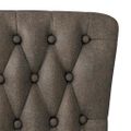 vidaXL Slipper kreslo Tmavo šedá 56,5 x 70 x 110 cm Faux semišová koža