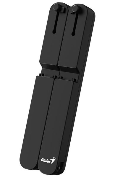 GENIUS G-Stand M200 prenosný stojan na notebook, tablet a telefon, 10–17", 6 pozícií, skládajúci, čierna Podstavec, pre notebooky, 10–17", nastaviteľný, skládajúci, nosnosť 10 kg, čierna