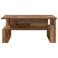 vidaXL Konferenčný stolík Staré drevo 90 x 50 x 40 cm Kompozitné drevo