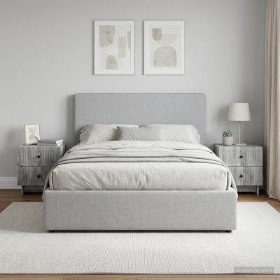 vidaXL Nočný stolík 2 ks Sivá sonoma 43 x 34,5 x 47,5 cm