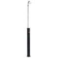 vidaXL Záhradná solárna sprcha čierna 215 cm 8 l