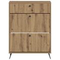 vidaXL Skriňa na topánky BREDA 78 x 24 x 103 cm Kompozitné drevo