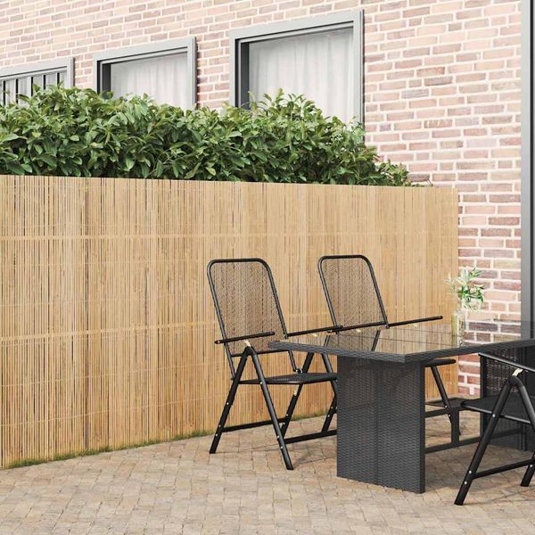 vidaXL Bambusový plot Prírodná 400 x 150 cm Bambus