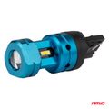 CANBUS LED žiarovka T20 7440 W21W 4SMD 1860 White 12V 24V AMiO-04254