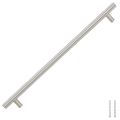 vidaXL Rukoväte na skrinku 5 ks strieborné 320 mm nehrdzavejúca oceľ