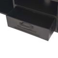 vidaXL TV stolík, 120x30x43 cm, čierny