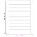 vidaXL Lamelové dvierka na skrinku 2 ks, biele 61,5x49,4 cm, borovica