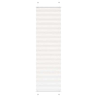 vidaXL plisovaná roleta biela 60x200 cm šírka látky 59,4 cm