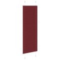 vidaXL Plisovaná roleta bordová červená 45x100 cm šírka látky 44,4 cm polyester