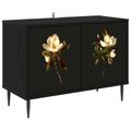 vidaXL TV skrinka BREMEN 69 x 33 x 50,5 cm Čierny dub Kompozitné drevo