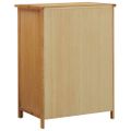 vidaXL Šatník 76x52x105 cm masívne dubové drevo